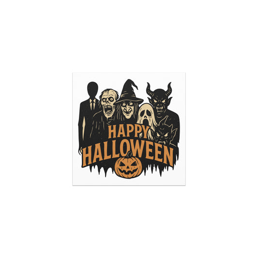 Spooky Monsters Halloween Car magnet