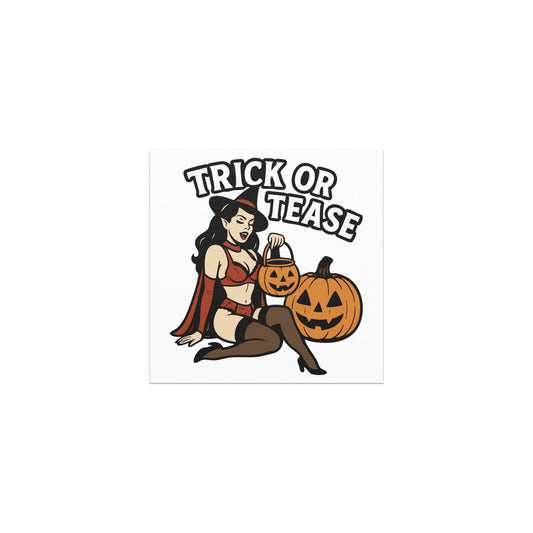 Trick or Tease Car magnet