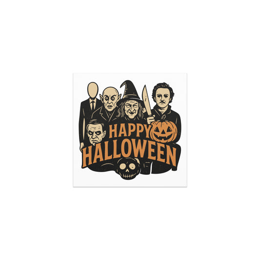Vintage Monsters Halloween Car magnet