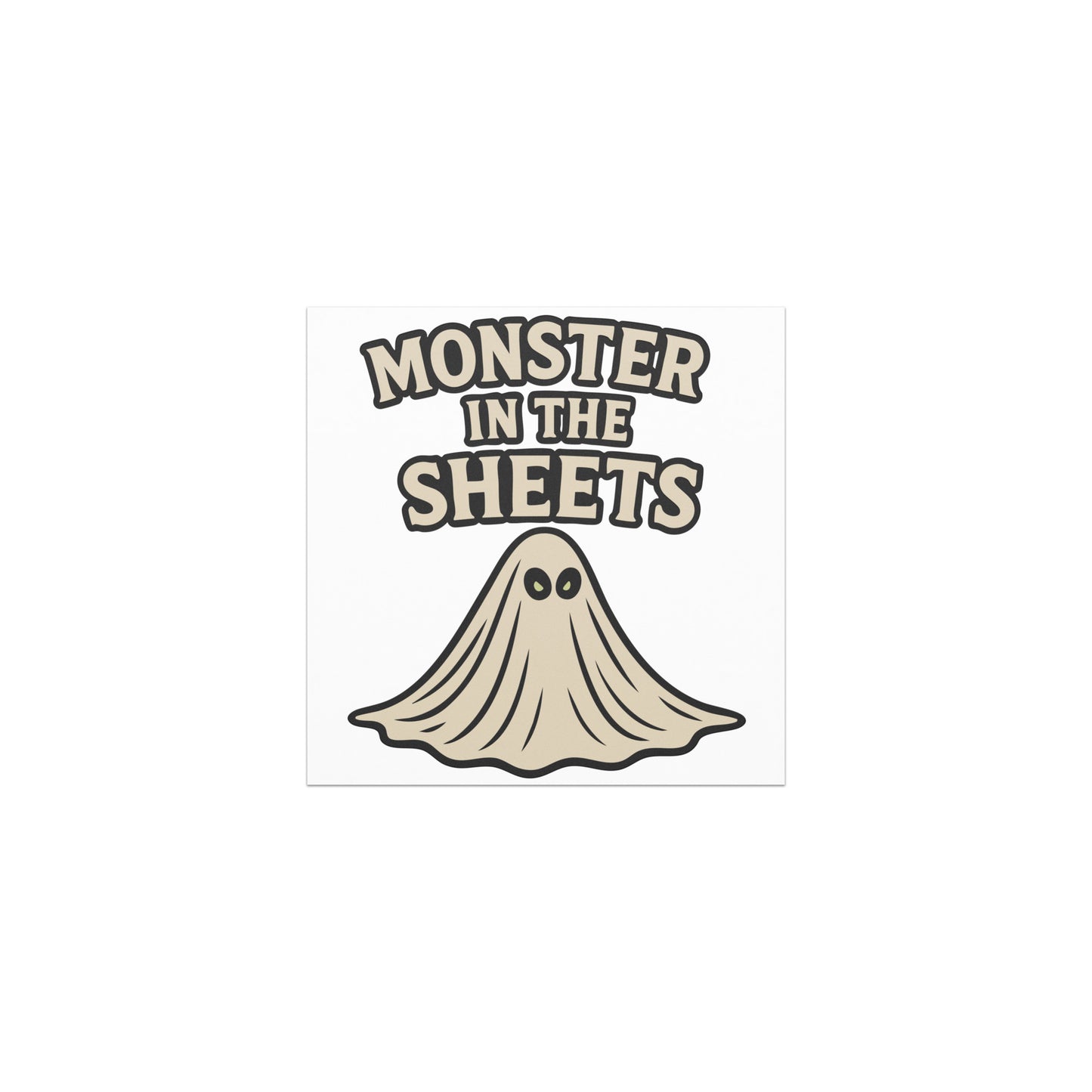 Monster in the Sheets Car magnet