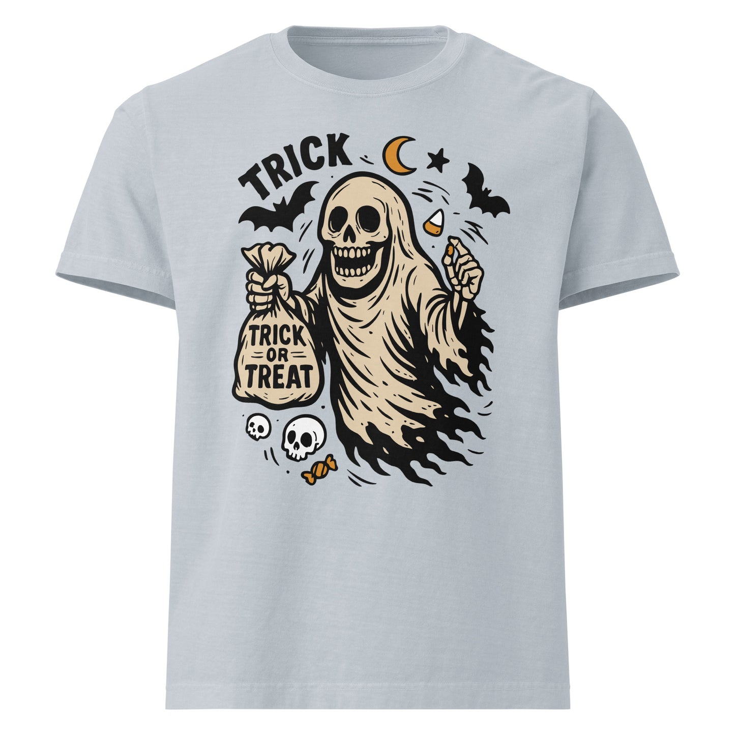 Light Denim Ghost Unisex Oversized T-Shirt