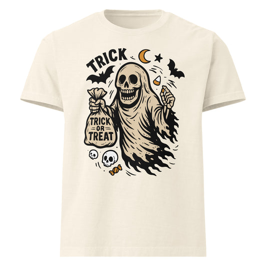 White Ghost Unisex Oversized T-Shirt