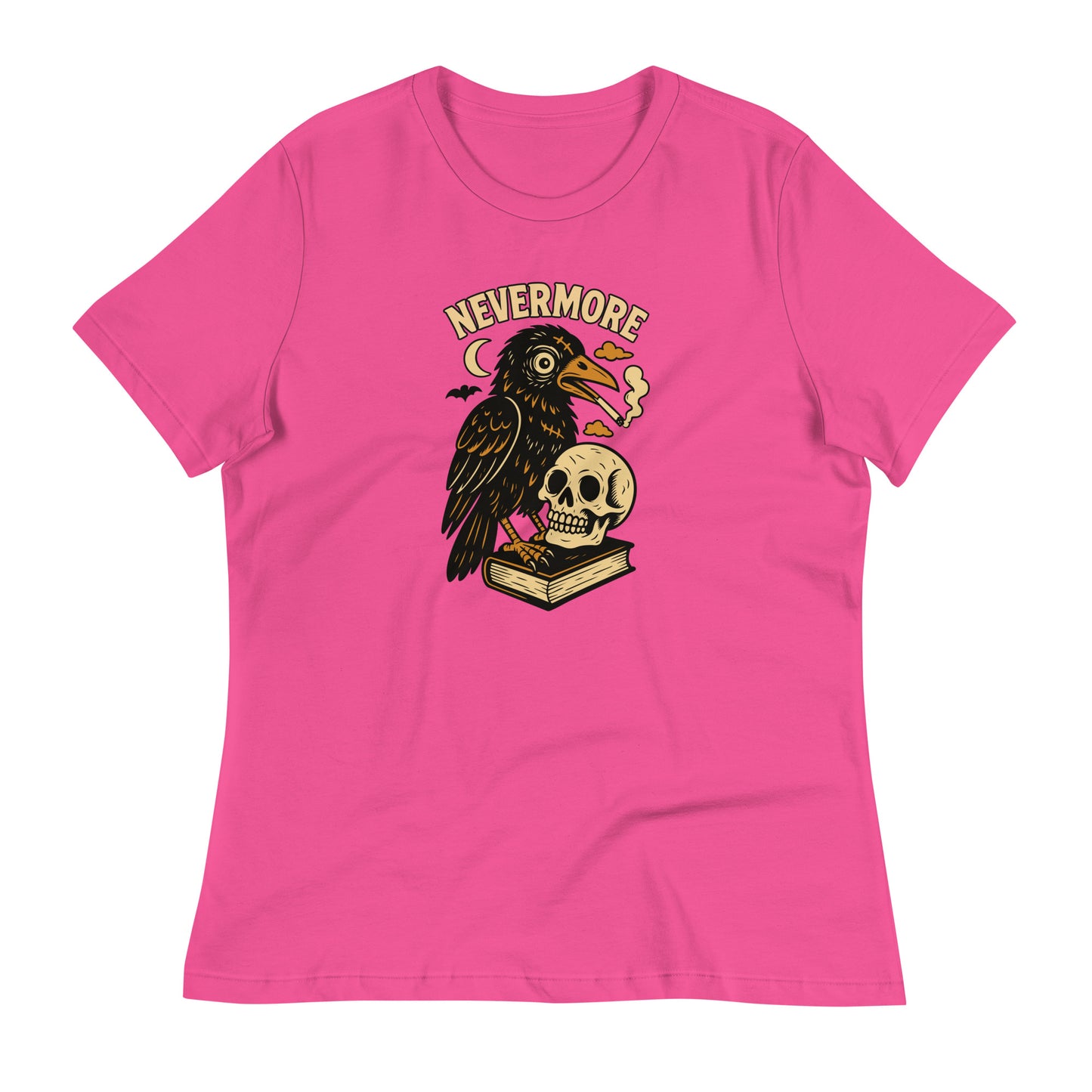 Berry Raven and Skull Nevermore Women's T-Shirt