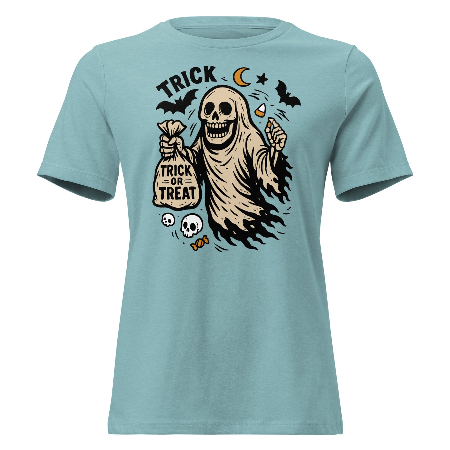 heather blue Ghost Women's Relaxed T-Shirt