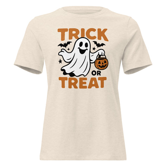 prism natural Trick or Treat Women's Relaxed T-Shirt