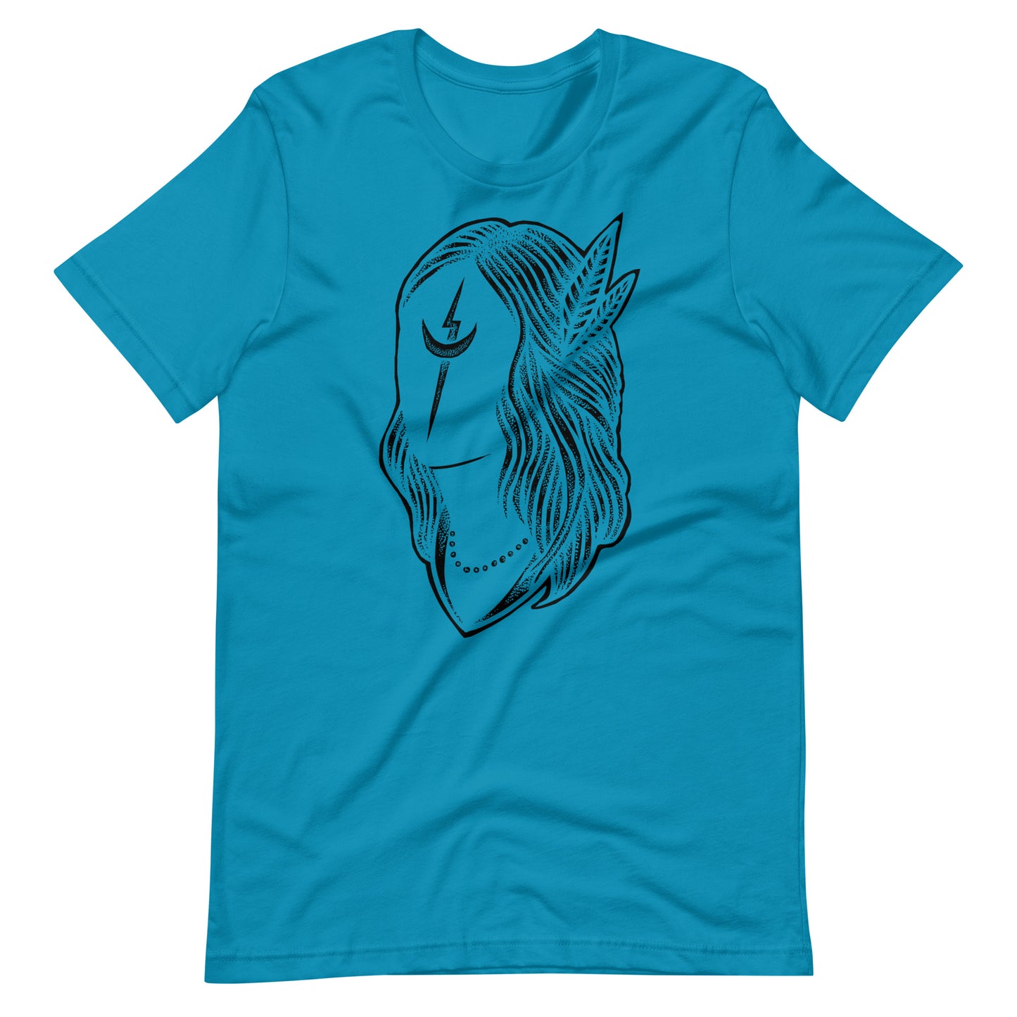 Black Night Black - Men's t-shirt - Aqua Front