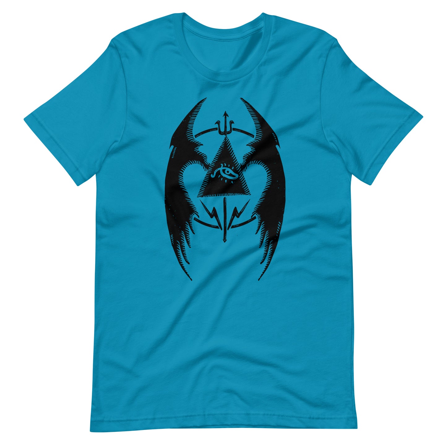Fly 3 Black - Men's t-shirt - Aqua Front