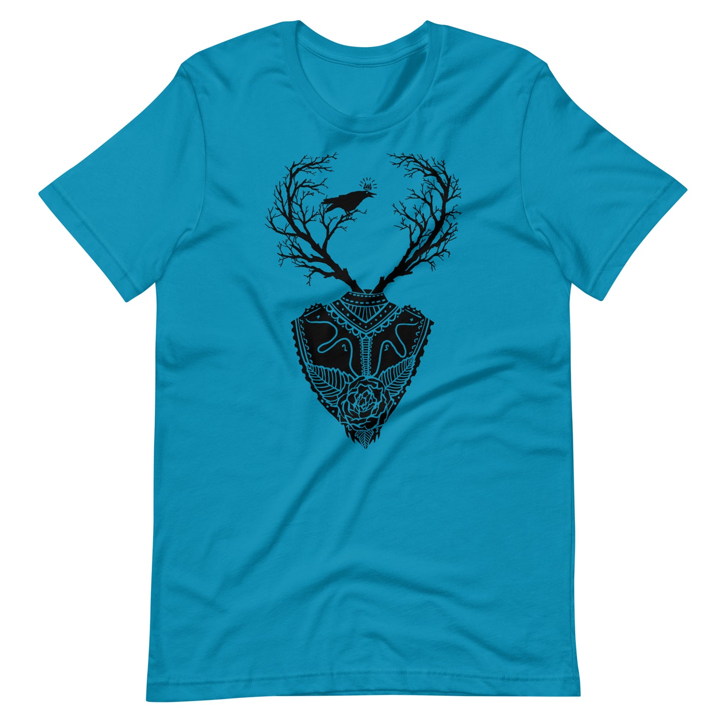 Life Trees Black - Men's t-shirt - Aqua Front