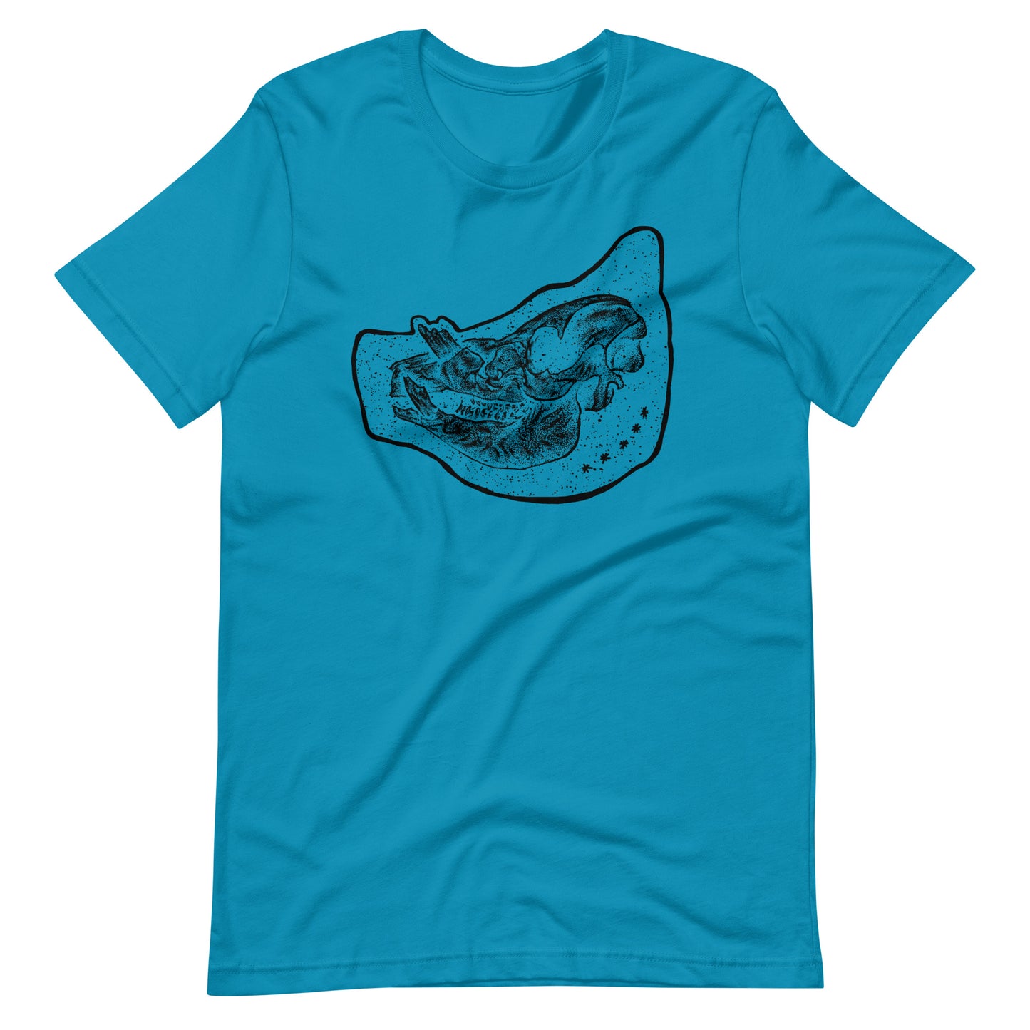 Pig Black - Men's t-shirt - Aqua Front