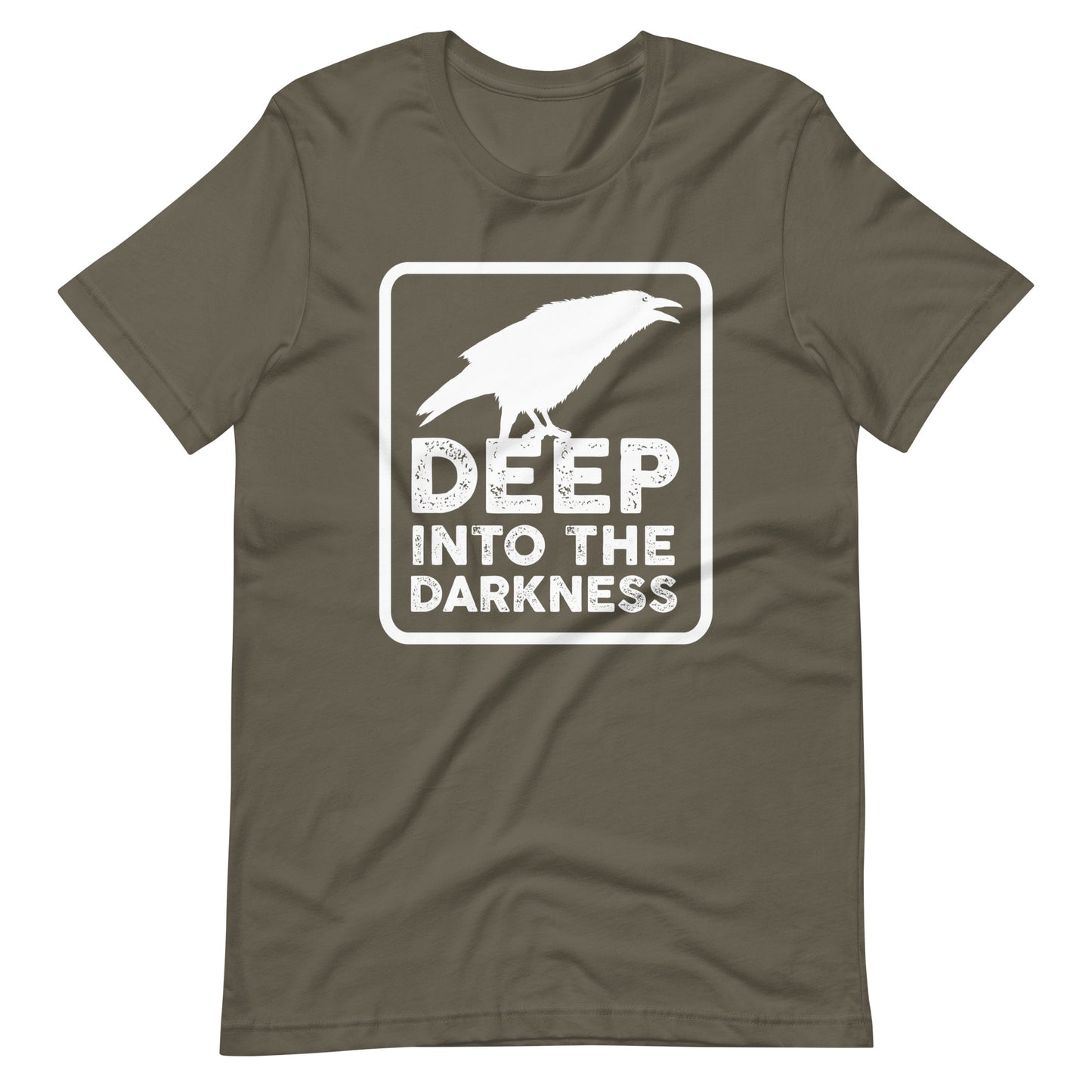 Raven Deep Into the Darkness - Men's t-shirt - Army Front