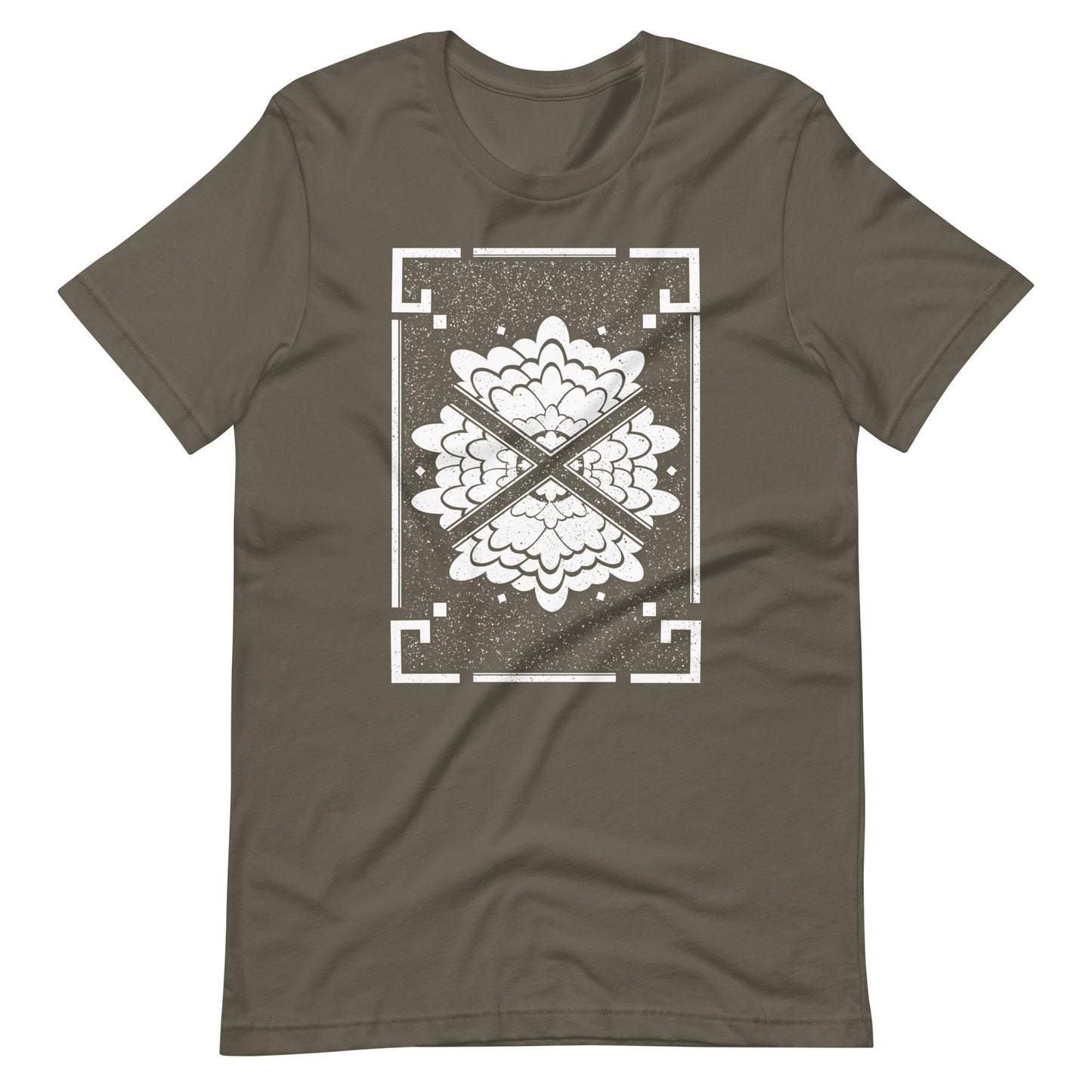 Flower - Men's t-shirt - Army Front