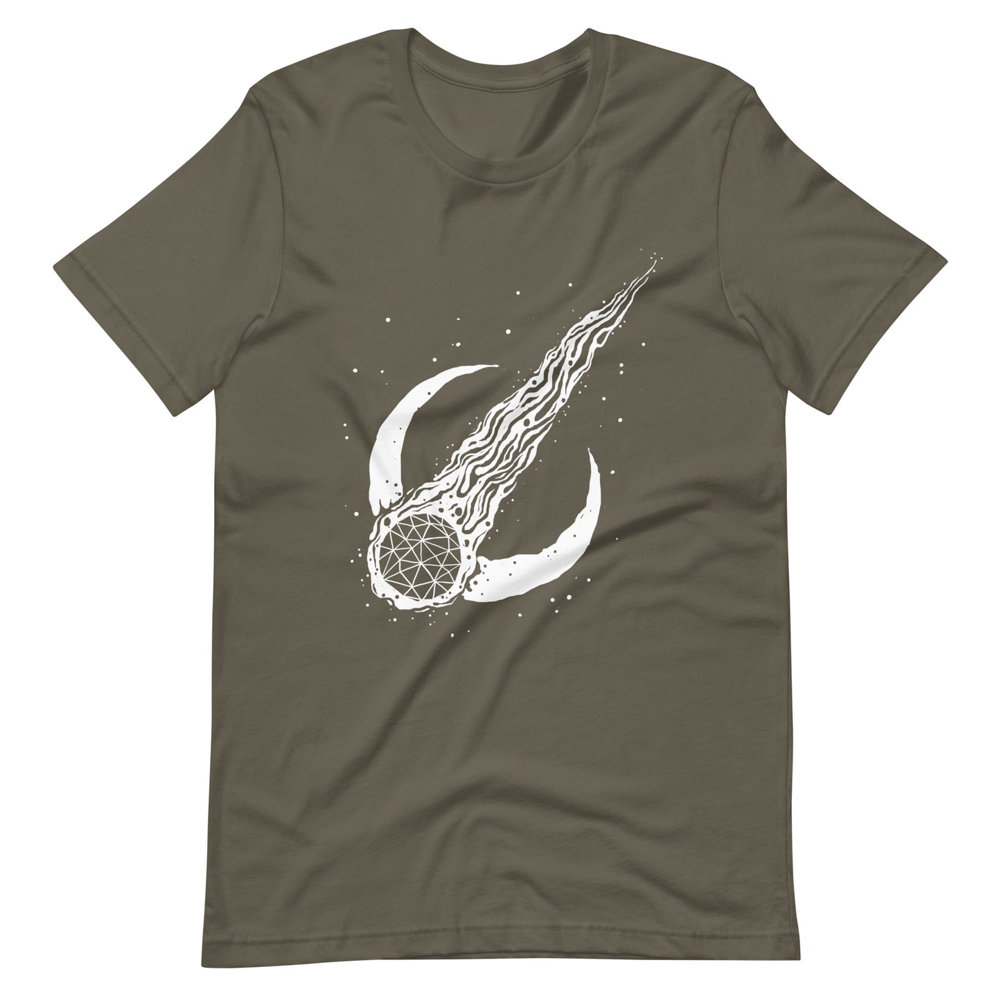Meteor Night - Men's t-shirt - Army Front