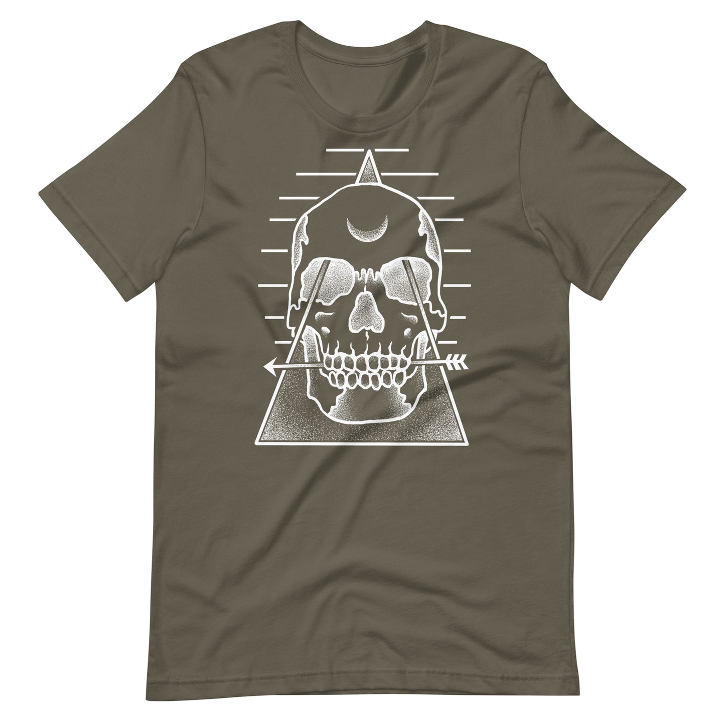 Skull Pyramid - Men's t-shirt - Army Front