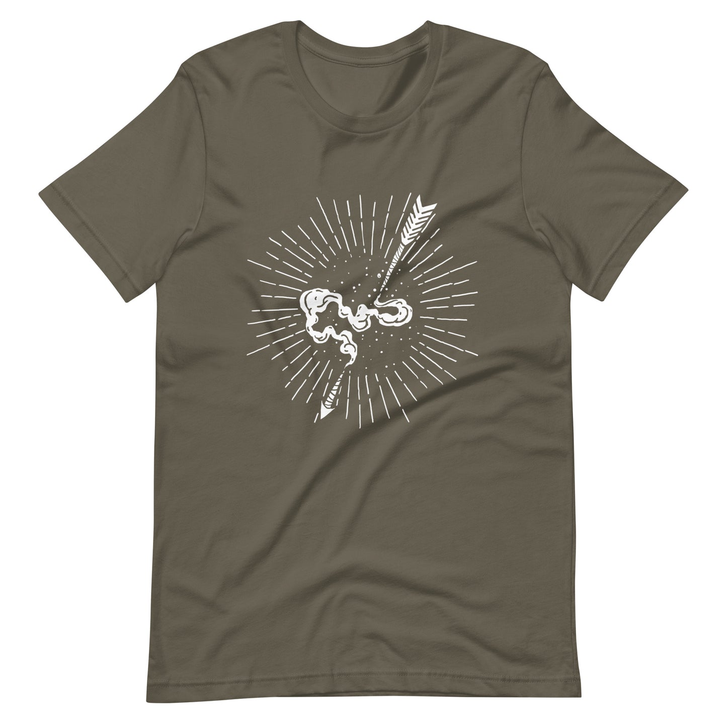Skull Triangle - Men's t-shirt - Army Front