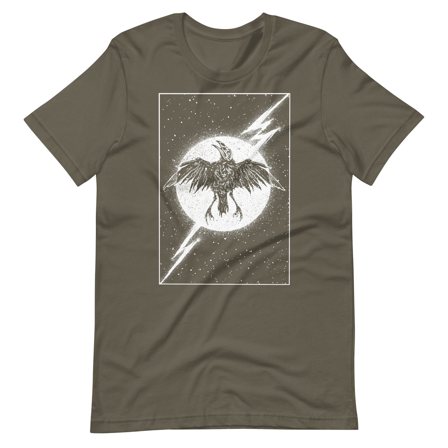 Night Thunder White - Men's t-shirt - Army Front