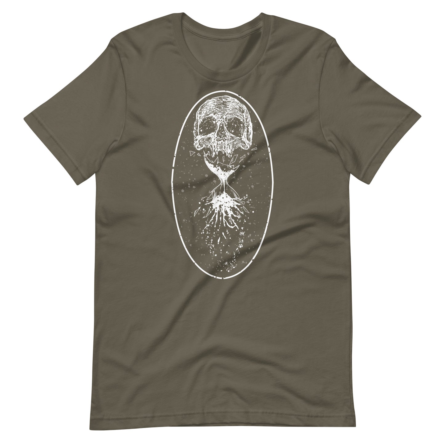 Destruction White - Men's t-shirt - Army Front