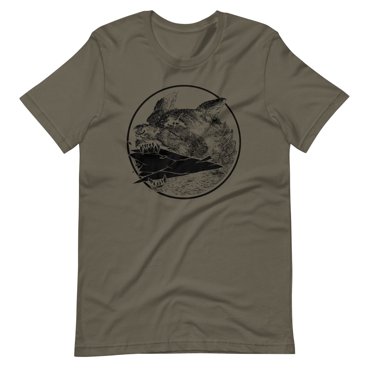 Shard Black - Men's t-shirt - Army Front