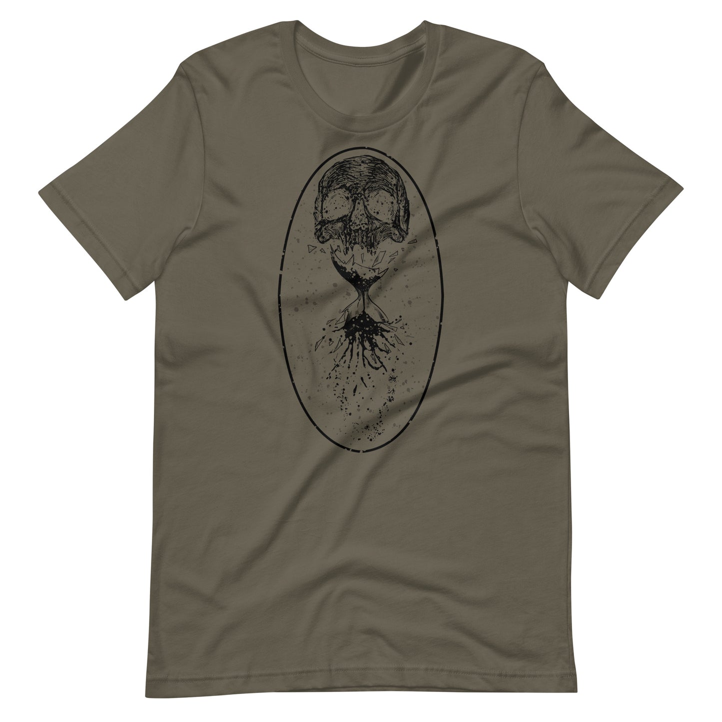 Destruction Black - Men's t-shirt - Army Front