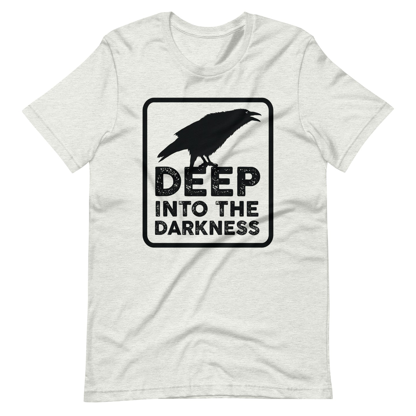 Raven Deep Into the Darkness - Men's t-shirt - Ash Front