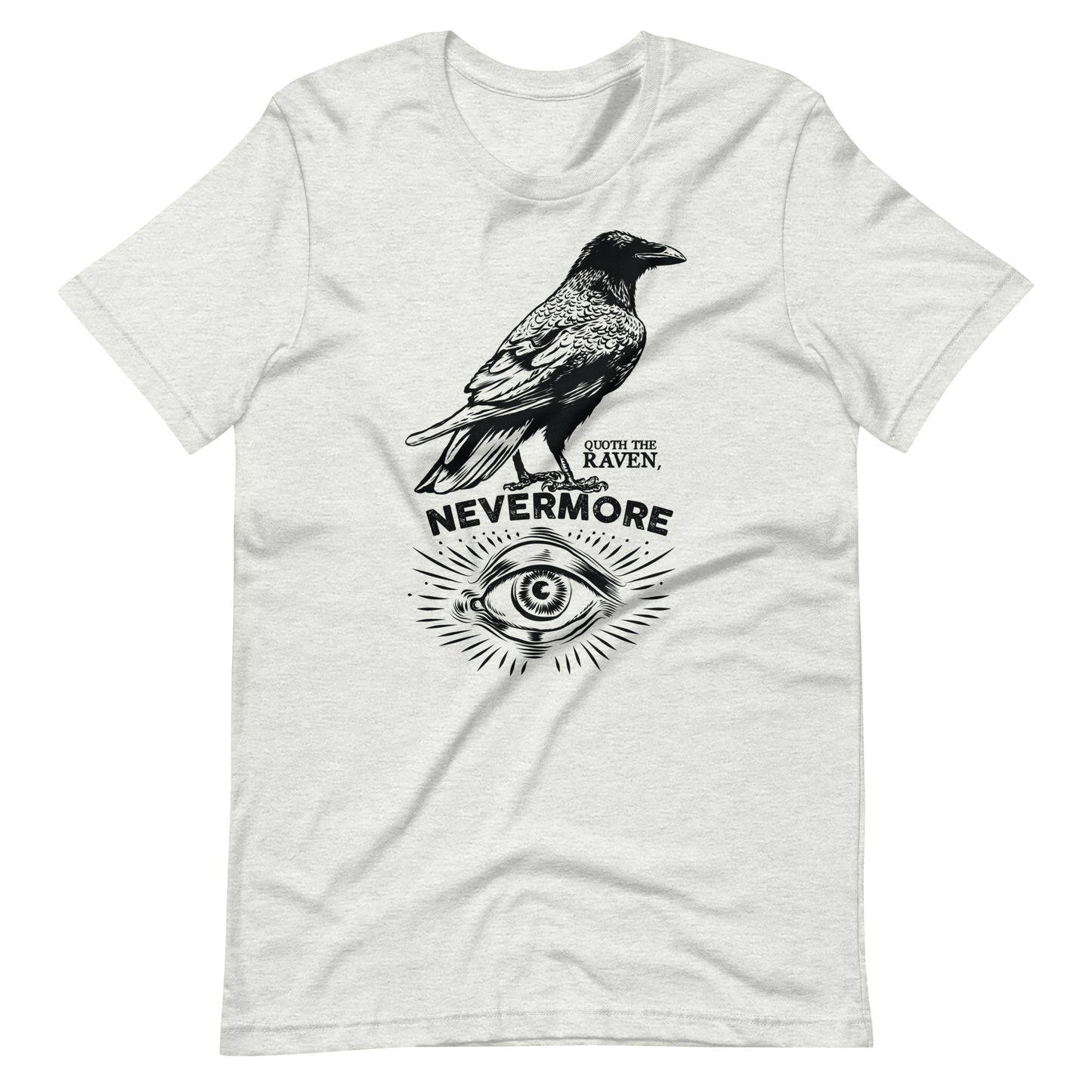 Quoth the Raven Nevermore - Men's t-shirt - Ash Front