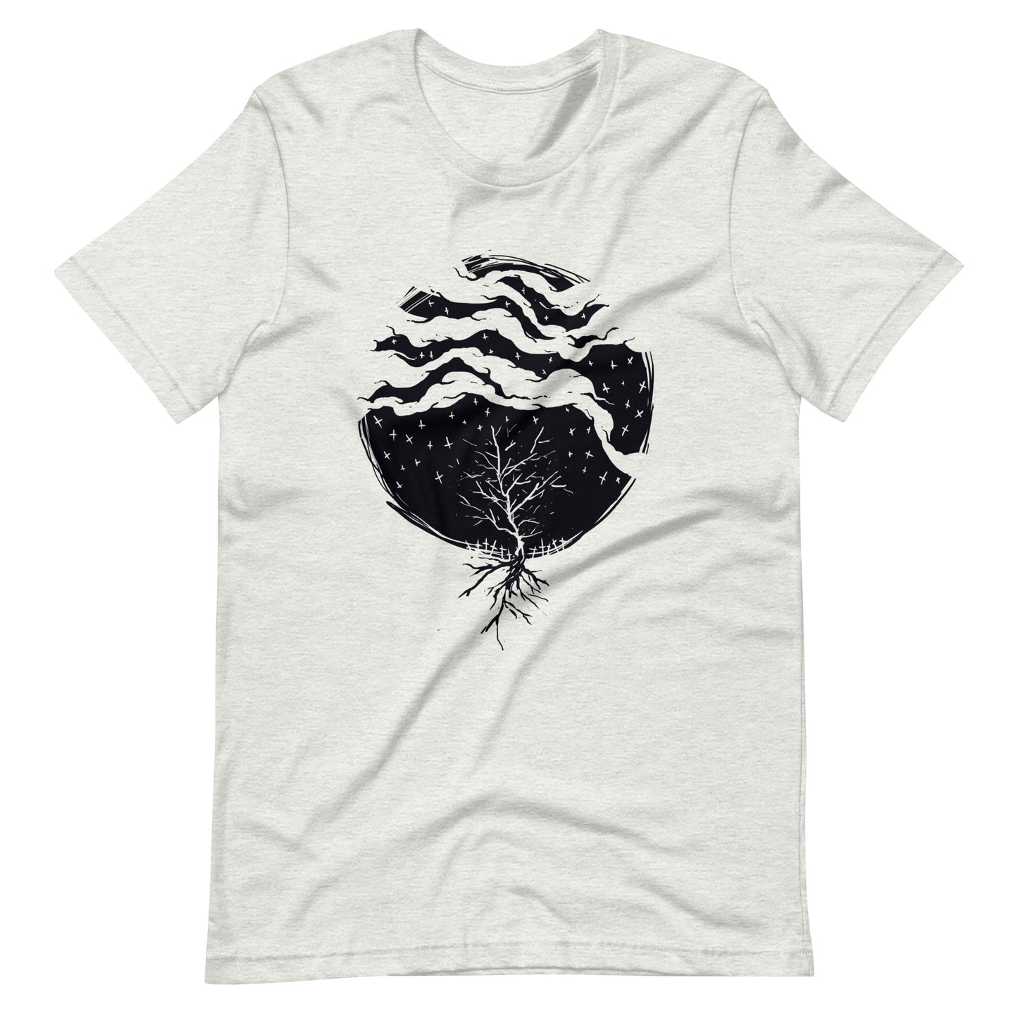 Dead Rain Black - Men's t-shirt - Ash Front