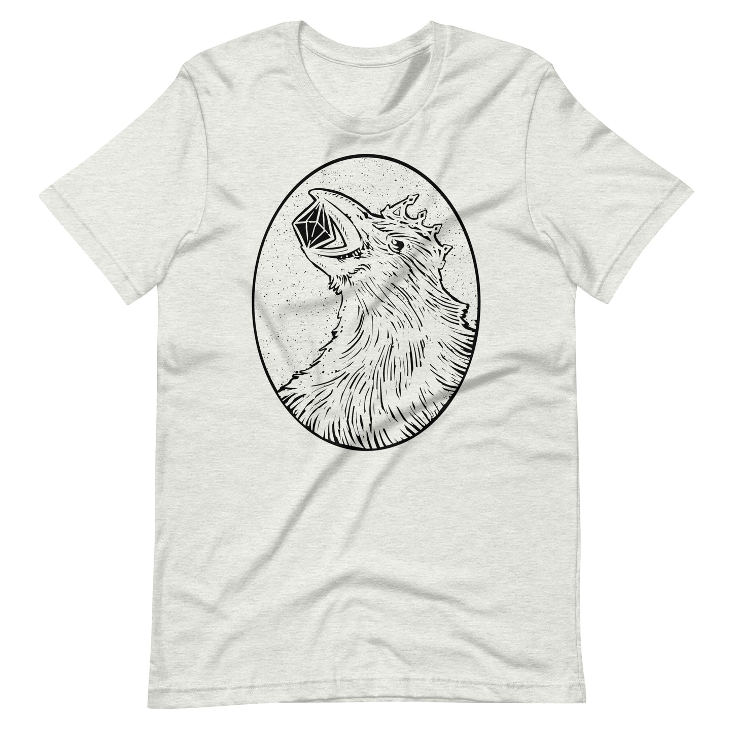 Crow Diamond Black - Men's t-shirt - Ash Front