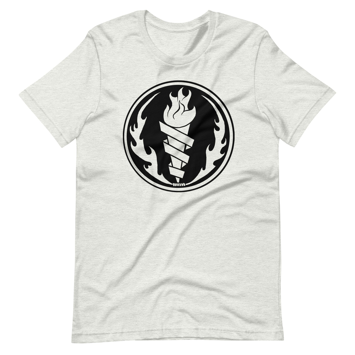 Fire Fire Black - Men's t-shirt - Ash Front