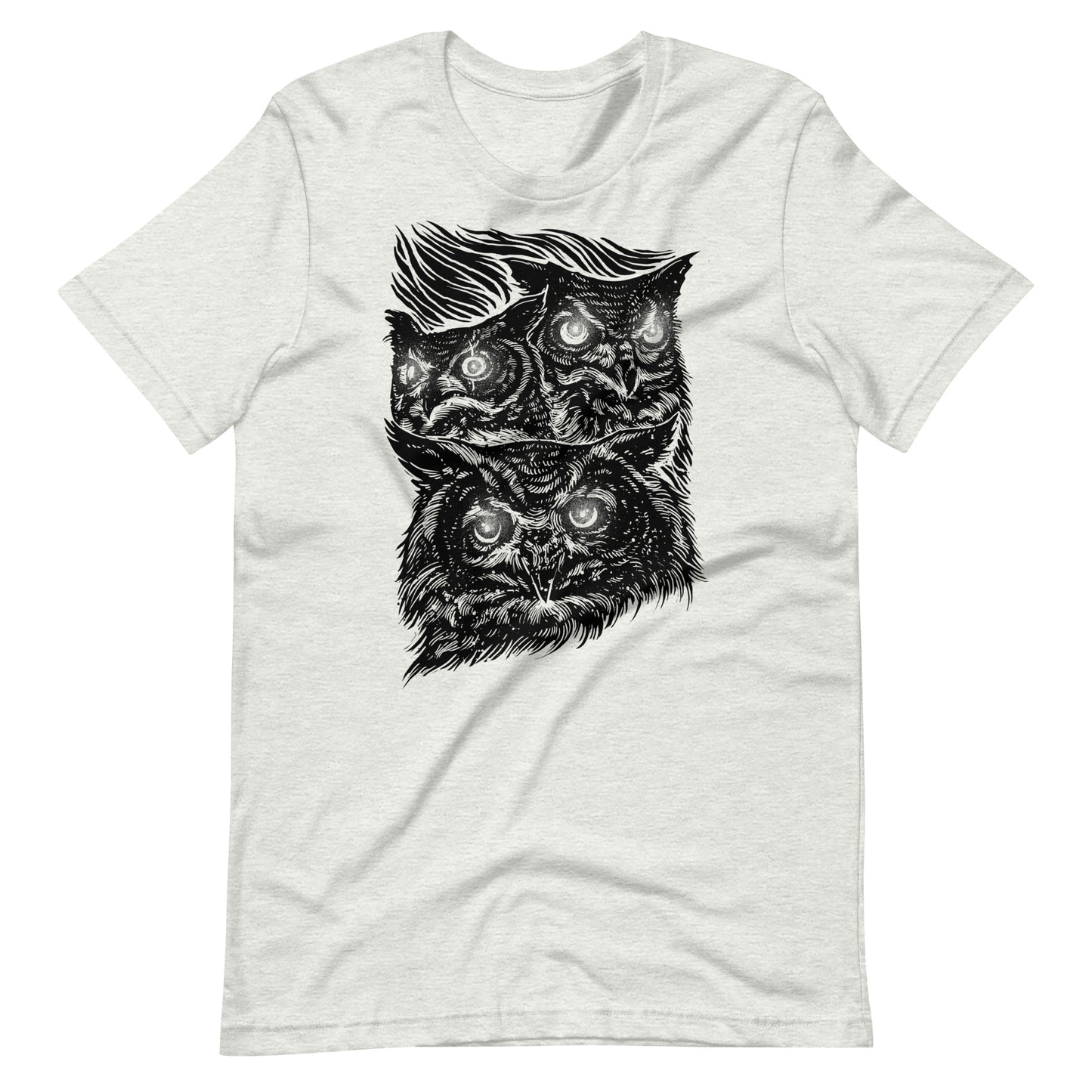 Night Eyes Black - Men's t-shirt - Ash Front