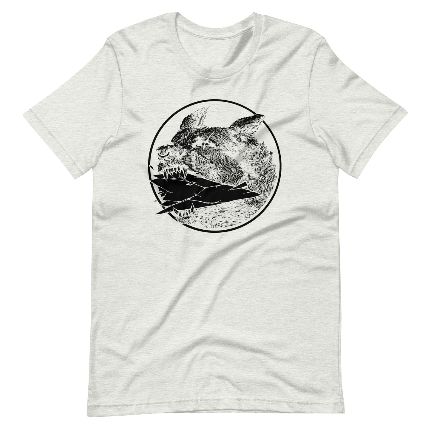 Shard Black - Men's t-shirt - Ash Front