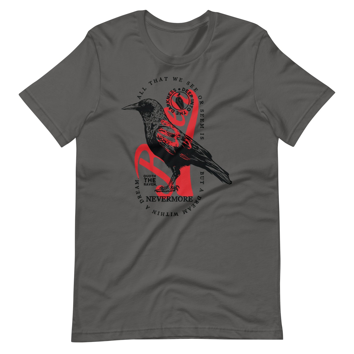 A Dream Within a Dream - Men's t-shirt Asphalt Front