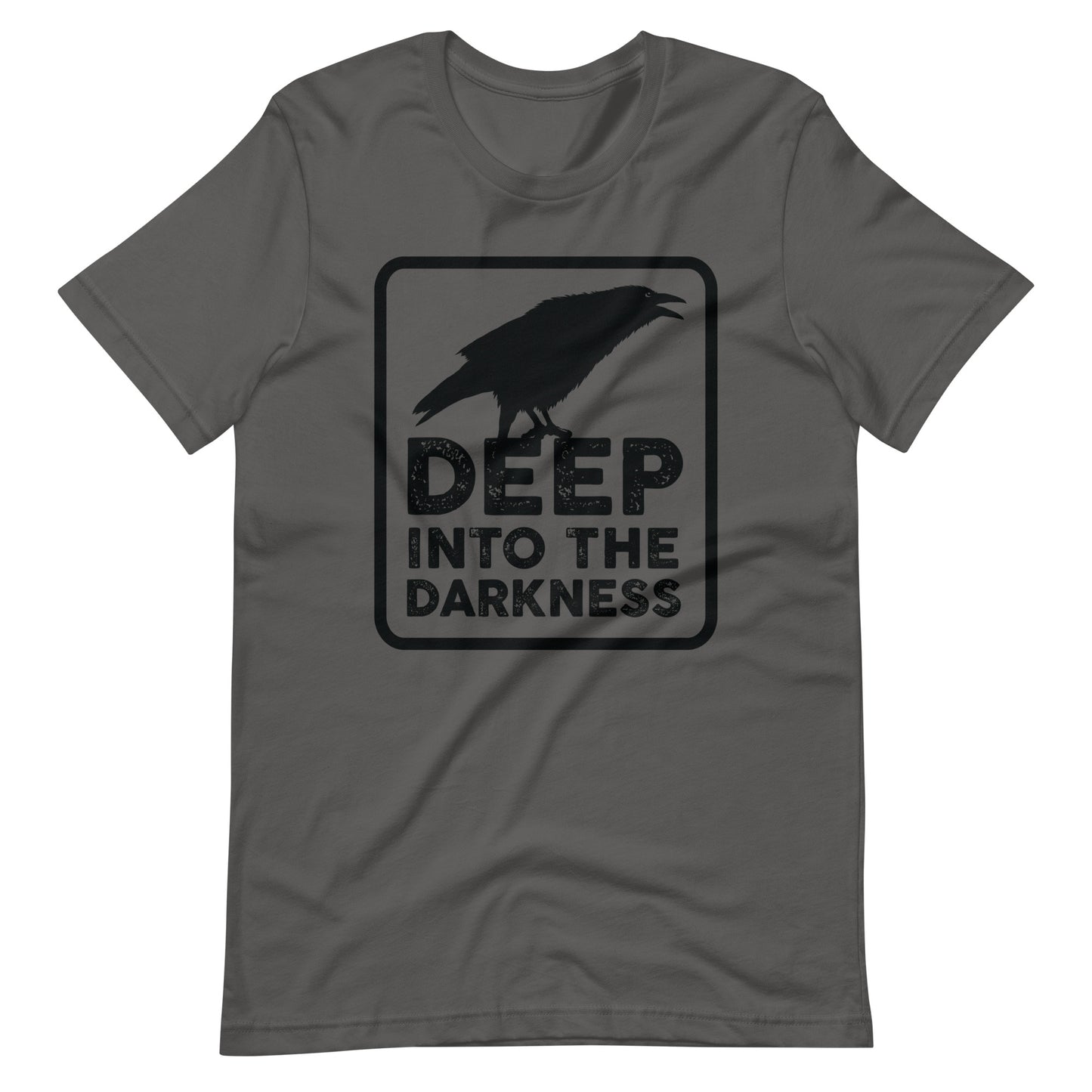 Raven Deep Into the Darkness - Men's t-shirt - Asphalt Front