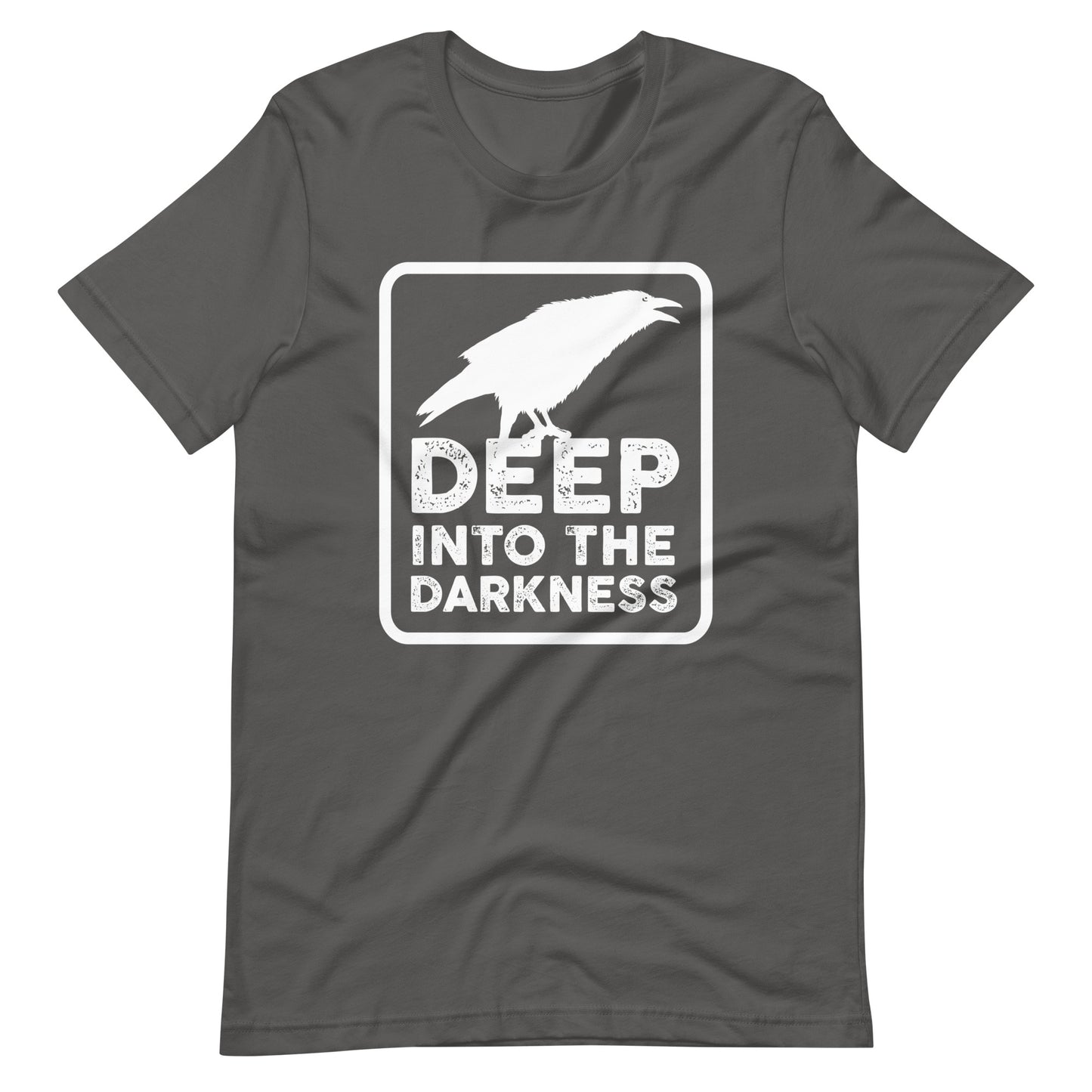 Raven Deep Into the Darkness - Men's t-shirt - Asphalt Front
