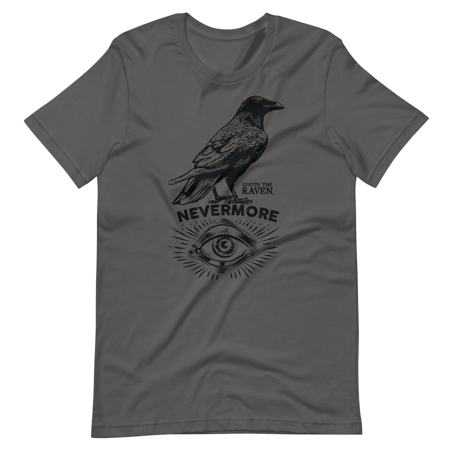 Quoth the Raven Nevermore - Men's t-shirt - Asphalt Front