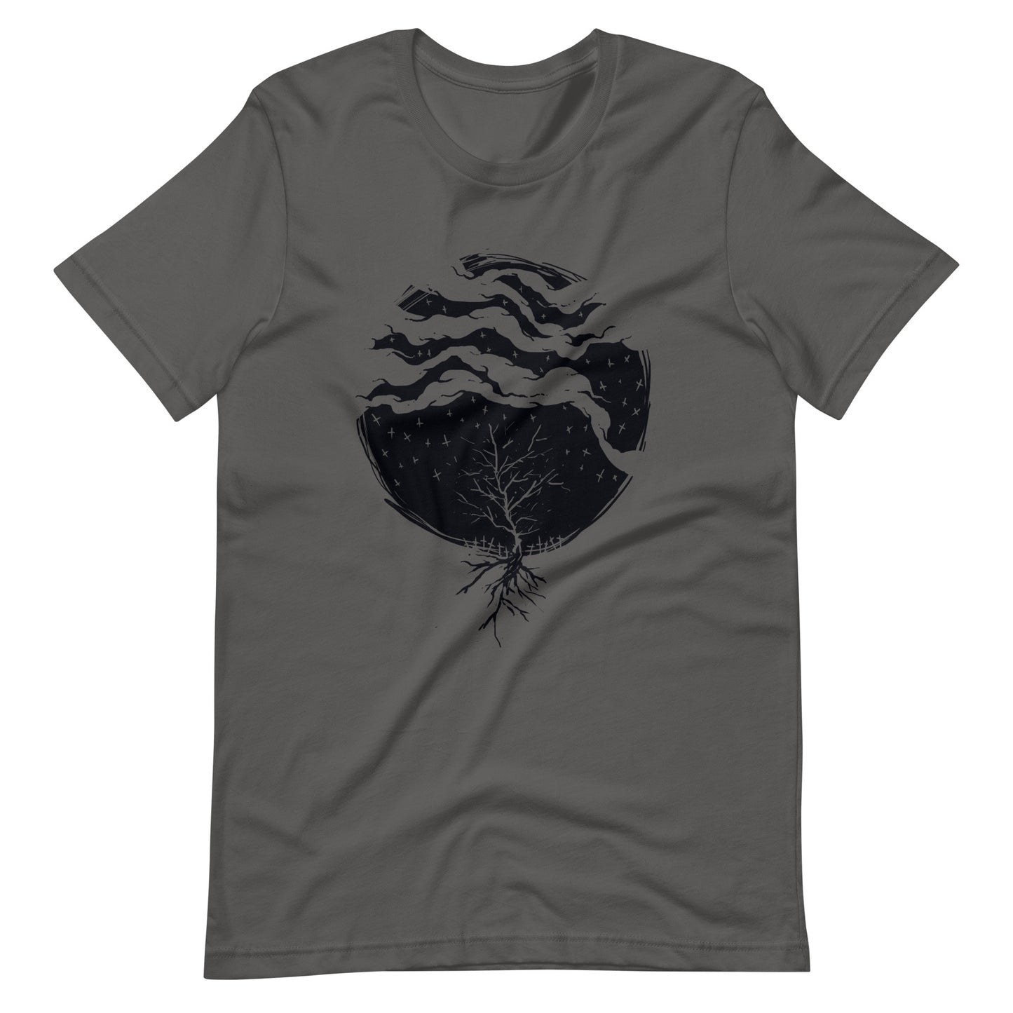 Dead Rain Black - Men's t-shirt - Asphalt Front