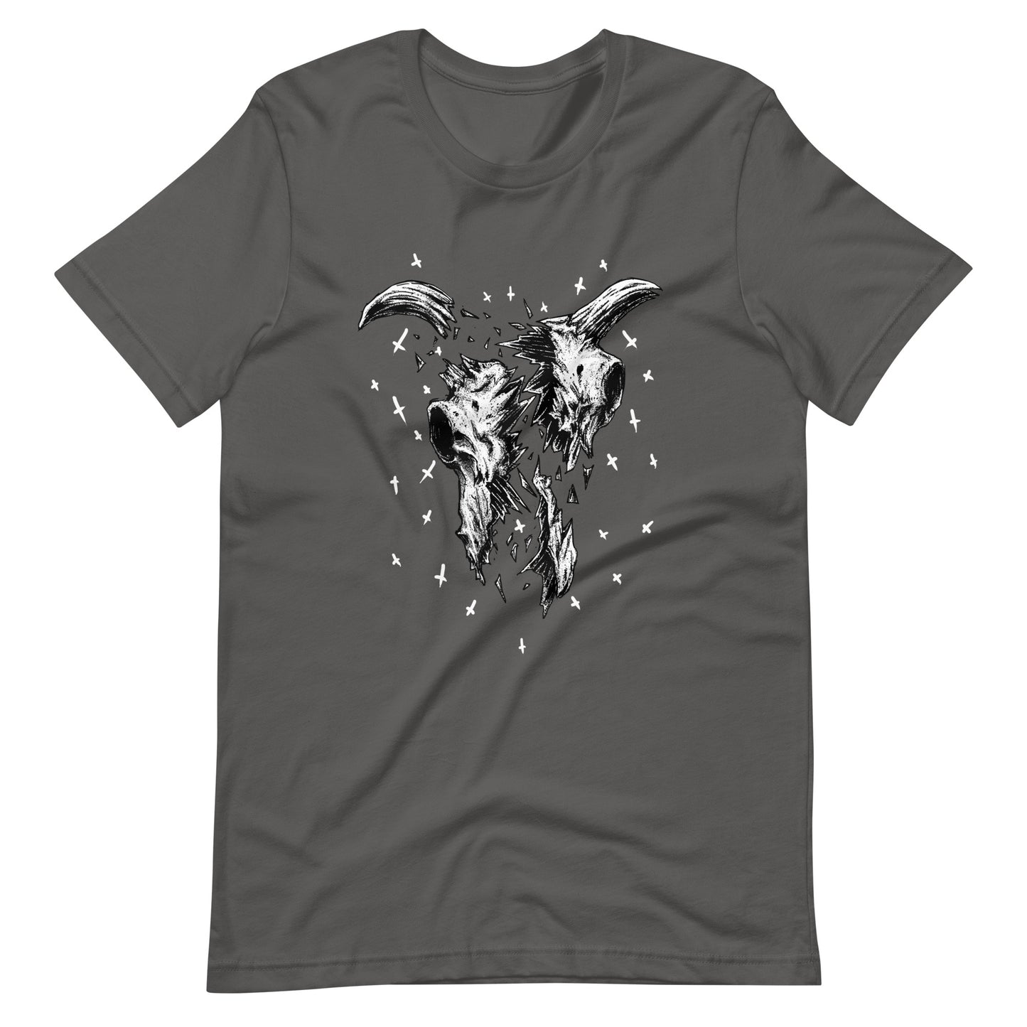 Crushed - Men's t-shirt - Asphalt Front