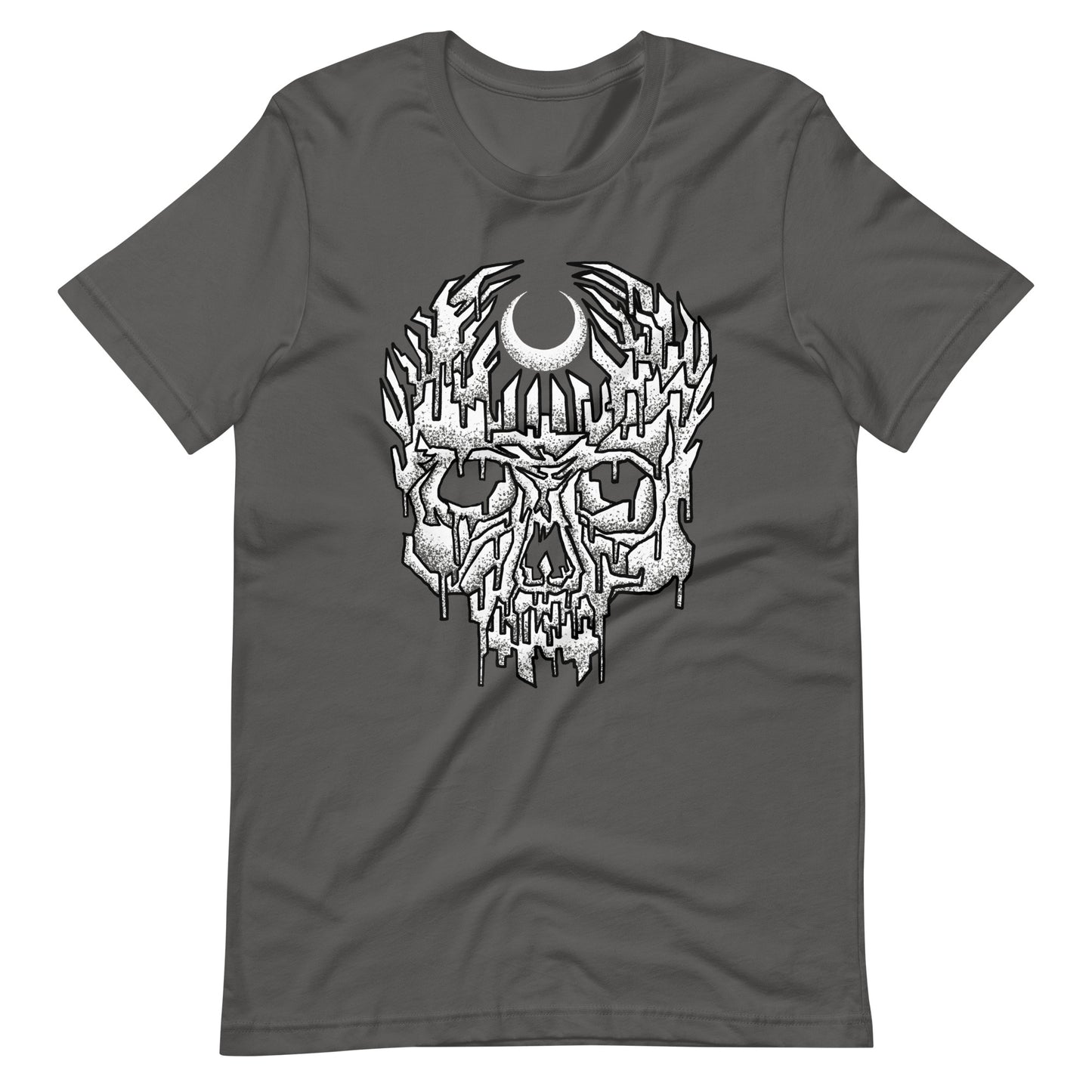 Dark of the Moon - Men's t-shirt - Asphalt Front