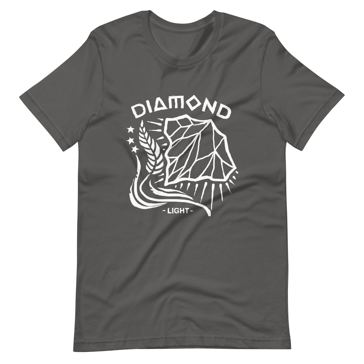 Diamond Light - Men's t-shirt - Asphalt Front