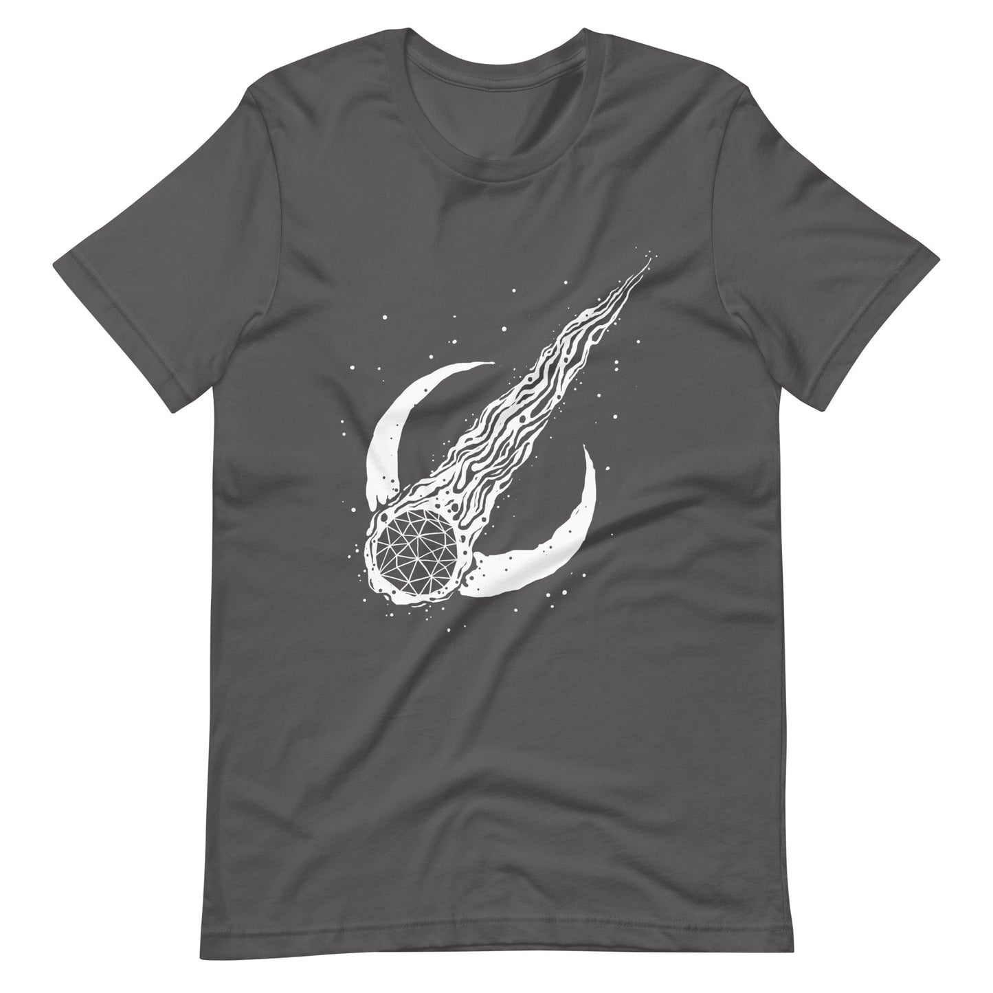 Meteor Night - Men's t-shirt - Asphalt Front