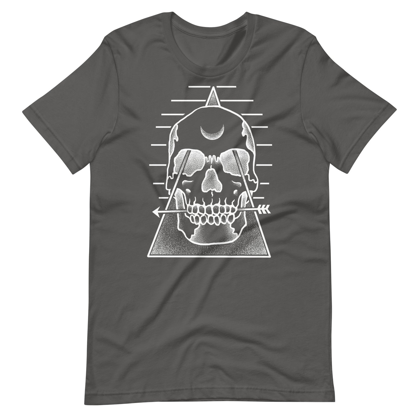 Skull Pyramid - Men's t-shirt - Asphalt Front