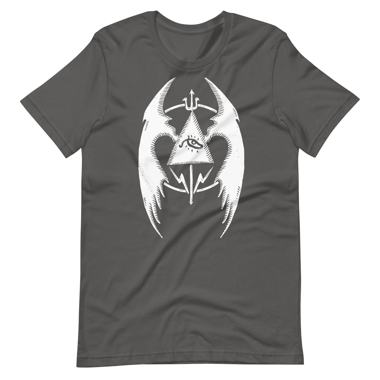 Fly 3 White - Men's t-shirt - Asphalt Front