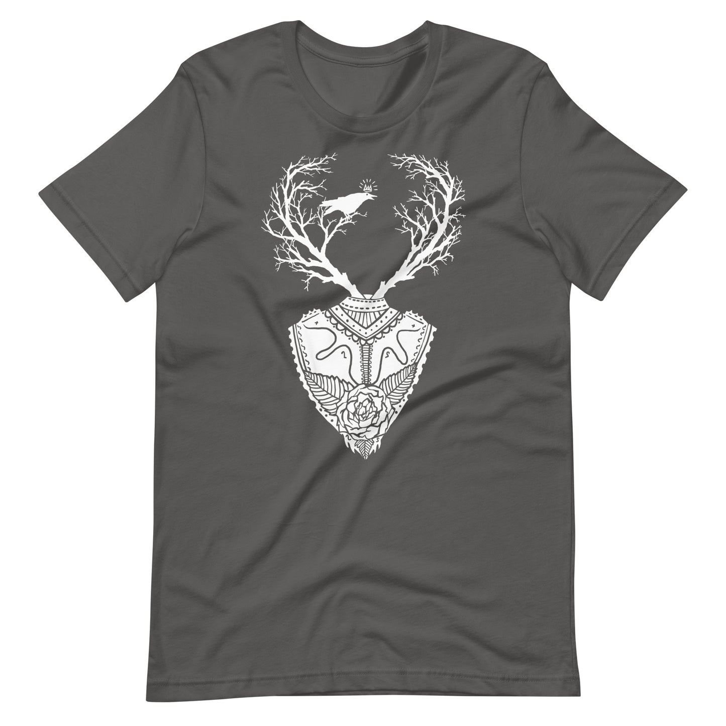 Life Trees White - Men's t-shirt - Asphalt Front