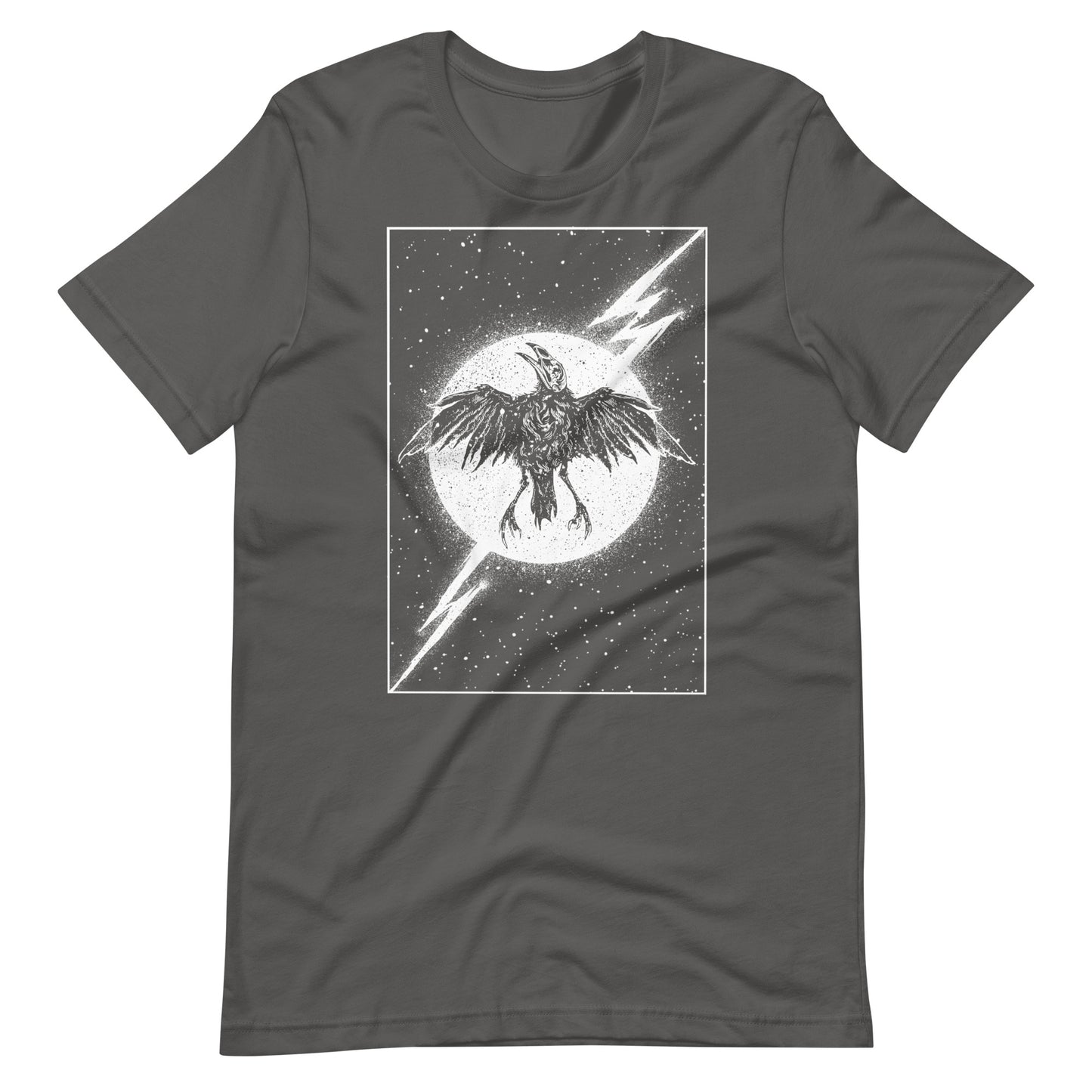 Night Thunder White - Men's t-shirt - Asphalt Front
