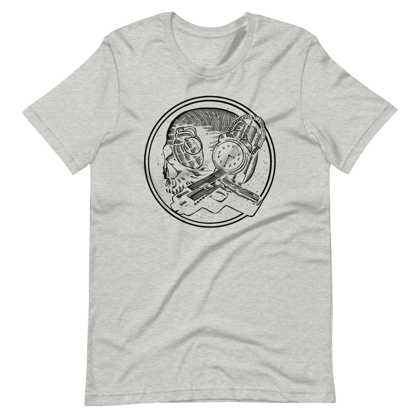 Boom as Hell Black - Men's t-shirt - Athletic Heather Front