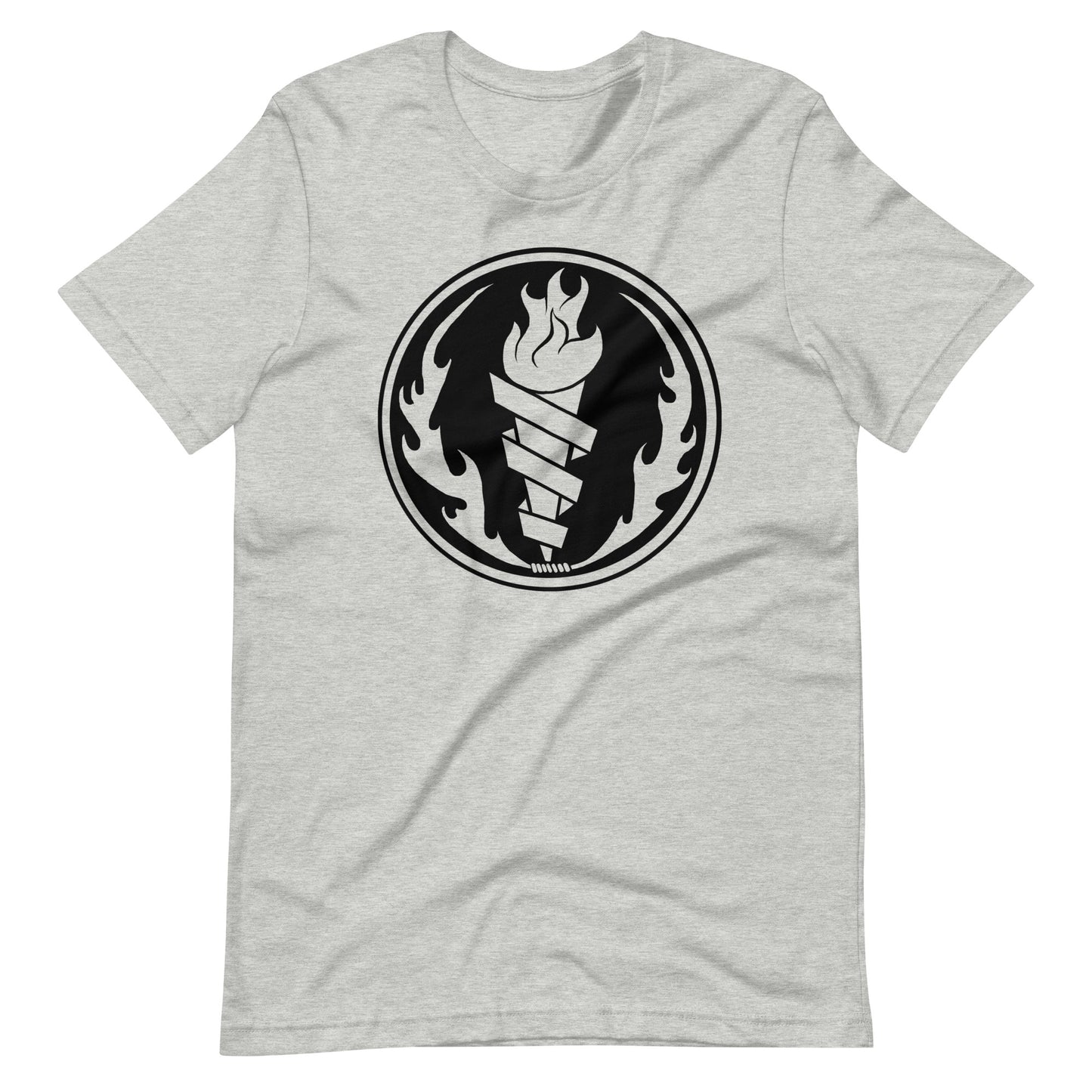 Fire Fire Black - Men's t-shirt - Athletic Heather Front