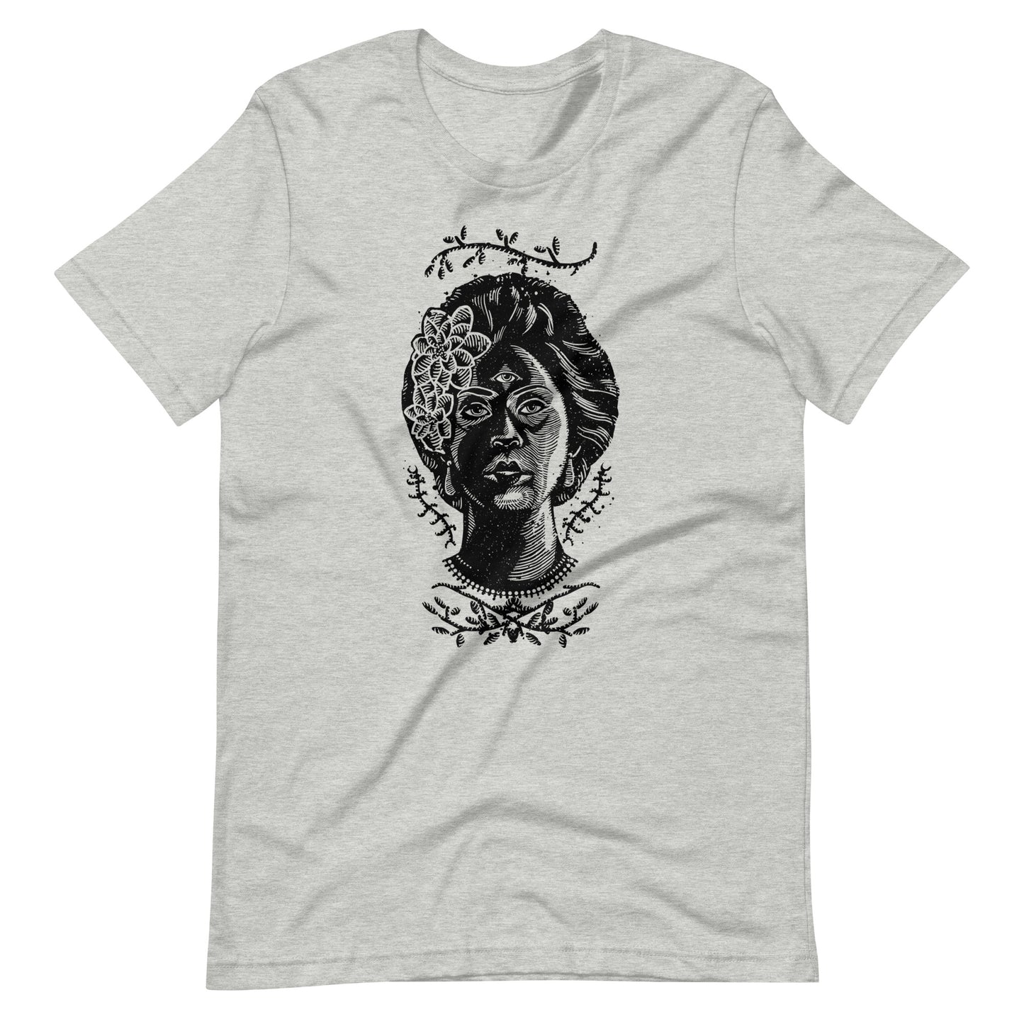 Girl Eyes Black - Men's t-shirt - Athletic Heather Front