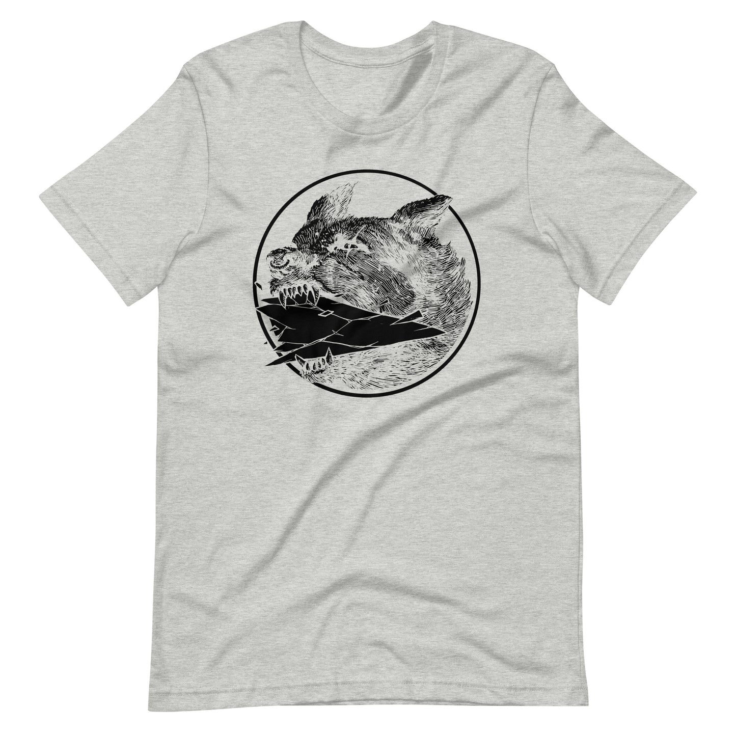 Shard Black - Men's t-shirt - Athletic Heather Front