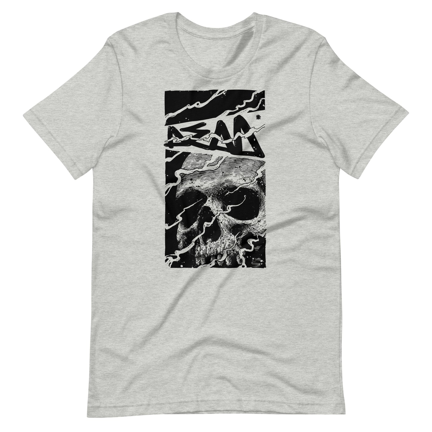 Skull Dead Black - Men's t-shirt - Athletic Heather Front