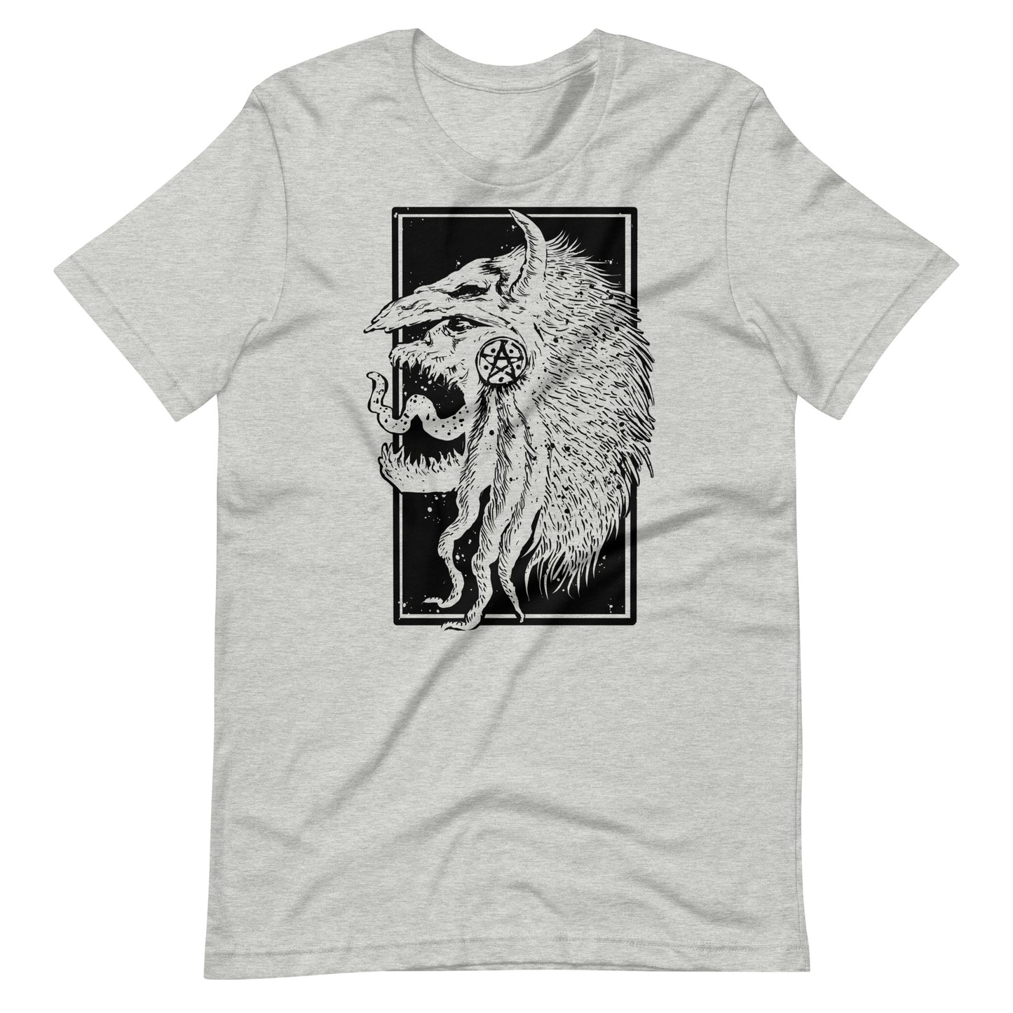 Tribe Monster Black - Men's t-shirt - Athletic Heather Front
