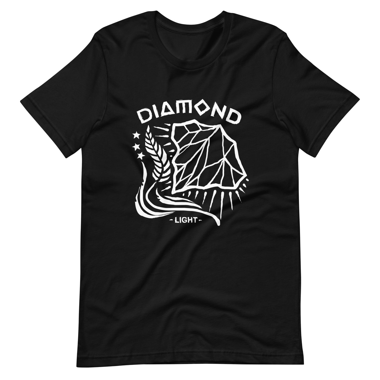Diamond Light - Men's t-shirt - Black Front