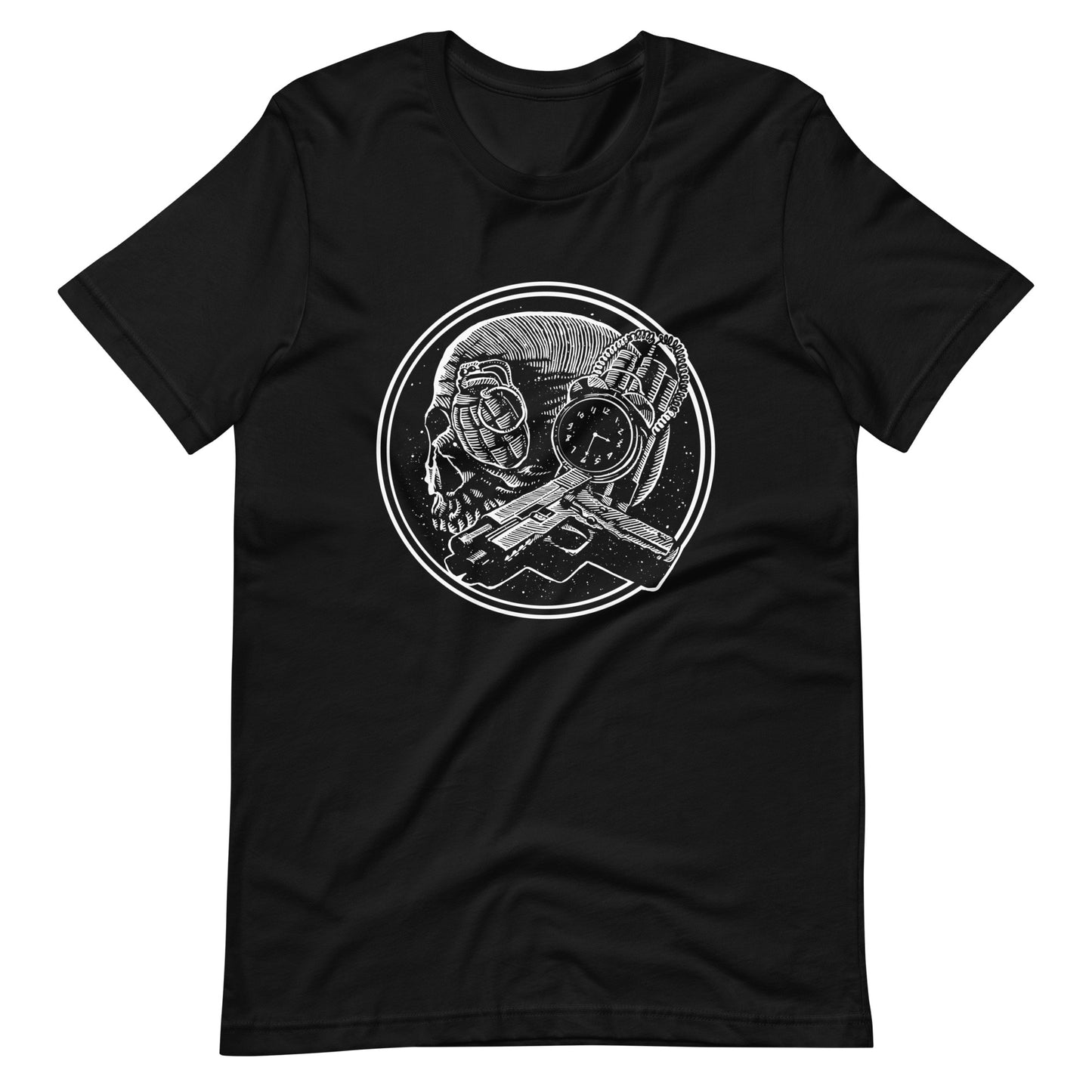 Boom as Hell White - Men's t-shirt - Black Front